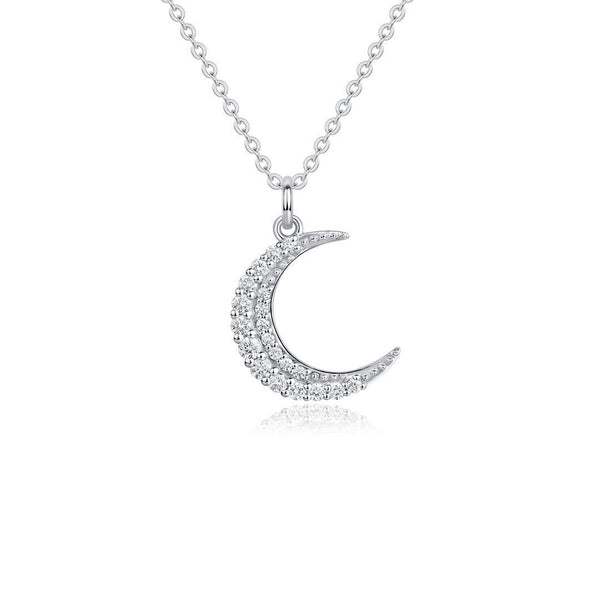 DIAMOND MOON NECKLACE