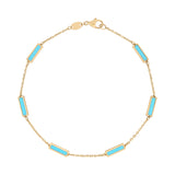 TURQUOISE INLAY BRACELET