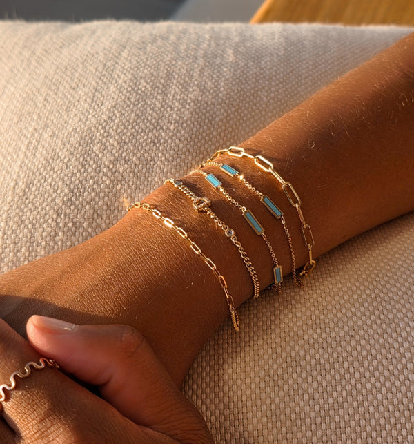 TURQUOISE INLAY BRACELET