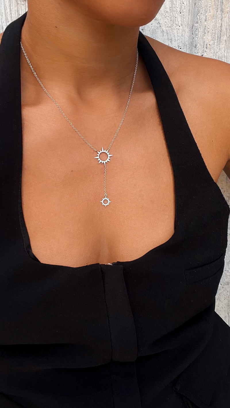 STARBURST LARIAT NECKLACE