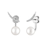 PEARL DROP DIAMOND EARRING