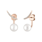 PEARL DROP DIAMOND EARRING