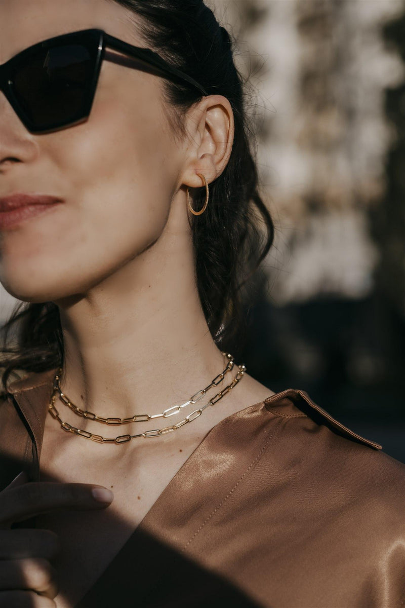 PAPER CLIP NECKLACE