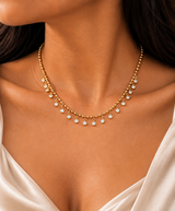 MULTI BEZEL NECKLACE
