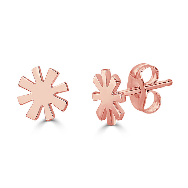 BURST EARRING ROSE GOLD