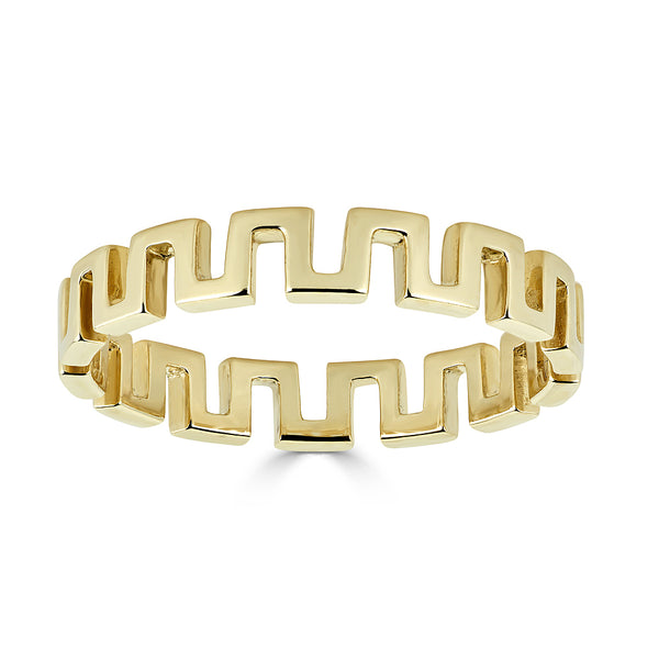 GEO RING WHITE GOLD
