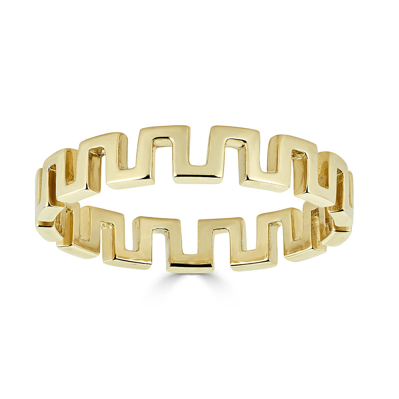 GEO RING WHITE GOLD