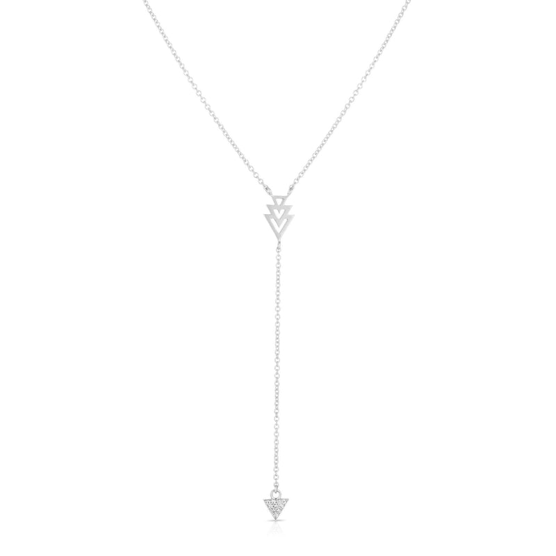 TRIPLE TRIANGLE DIAMOND WHITE GOLD