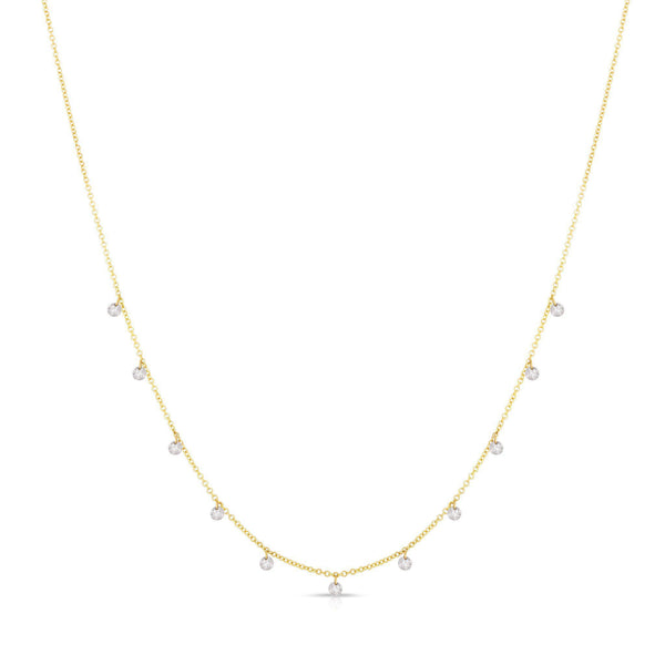 CHAMPAGNE DIAMOND NECKLACE
